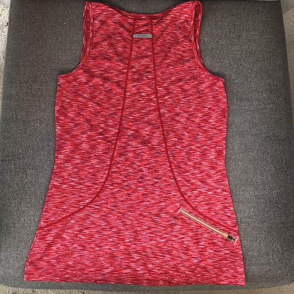 ATHLETA V-Neck Tennis / Pickleball Sleeveless Tank w/Back zip pocket - Picture 6 of 8
